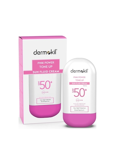 Dermokil Pink Tone-up Fluid Sun Cream Spf 50+ Pembe Ton Eşitleyici Fluid Güneş Koruyucu 60 Ml