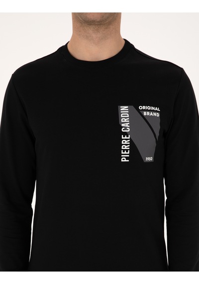 Pierre Cardin Erkek Siyah Sweatshirt 50317750-vr046 Siyah
