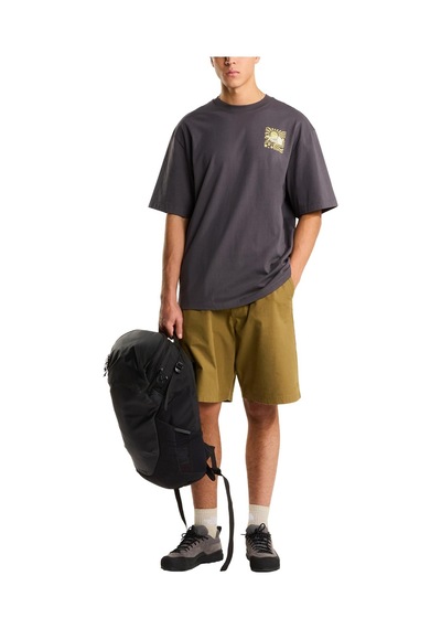 The North Face Sun Oversize Graphic Erkek Antrasit Outdoor T-shirt Nf0a8ga0rhı1 Gri
