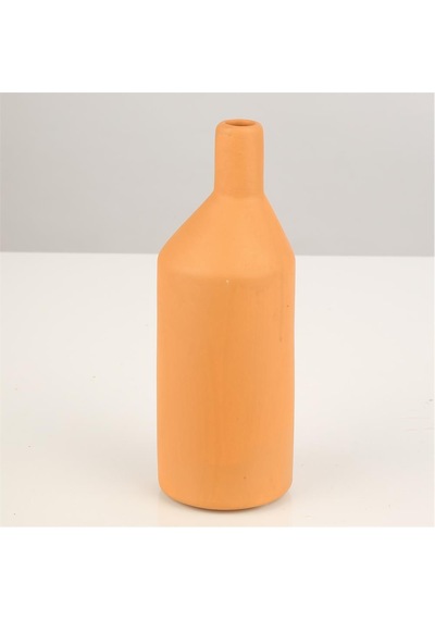 Vitale Turuncu Seramik Vazo 20cm Ak.jf095753250-3 Diğer