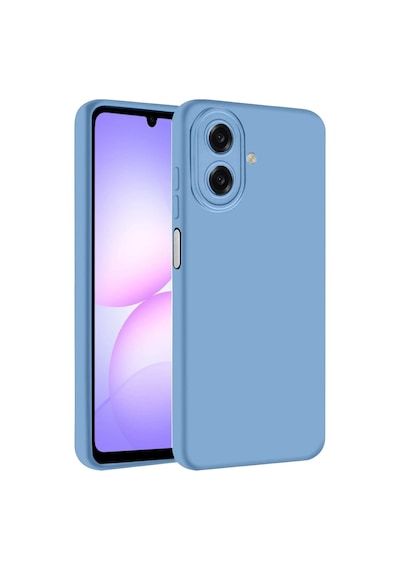 Mey İthalat Samsung Galaxy Uyumlu - A07 4g Nano İçi Kadife Silikon - Mavi