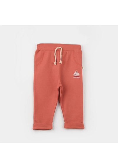 Biorganic Sun Lets Sail Patiksiz Bebek Pantolonu 57906 Kiremit