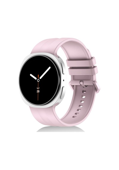 Lexroo Galaxy Watch 9 40mm Krd-159 22mm Silikon Kordon - Pembe