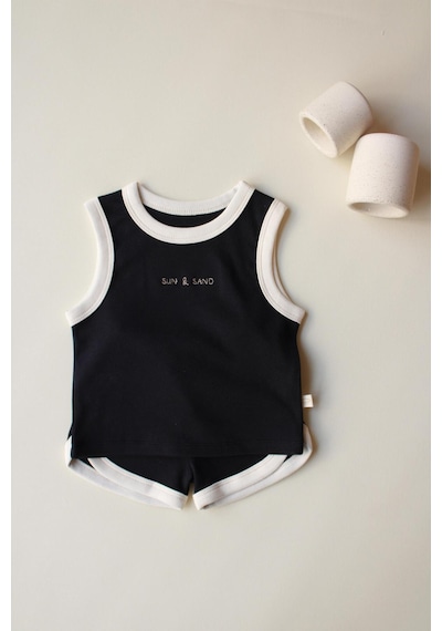 Ohlalakoala Siyah Unisex Atlet Şort Takım