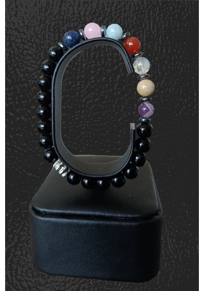 7 Çakra Doğal Taş Bileklik Akik, Sitrin, Jasper, Akuamarin, Pembe Kuvars, Lapis, Ametist Karışık Renk Karışık Renk 7 Çakra Doğal Taş Bileklik Akik, Sitrin, Jasper, Akuamarin, Pembe Kuvars, Lapis, Ametist Karışık Renk Karışık Renk