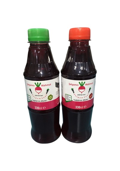 Şalgamcı Mahmut Gerçek Tarsus Şalgamı Acılı - Acısız 24 X 330 Ml