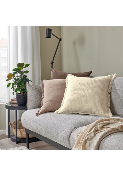 Ikea Vallkrassıng Yastık Kılıfı 50 X 50 Cm Açık Bej