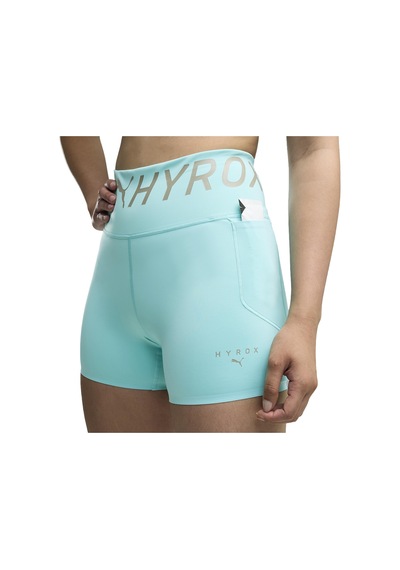 Puma X Hyrox Pwrmode 4" Short Kadın Yeşil Antrenman Tayt 52915120