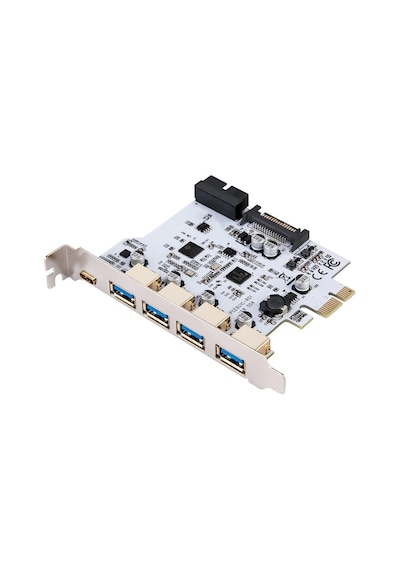 5085 Pci-e Express To Usb 3.0 Type C Hub 5 Port Çoklayıcı Kart