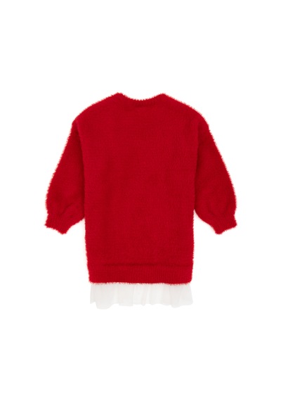 U.s. Polo Assn. Kız Çocuk Kırmızı Elbise Triko 50316830-vr030 Kırmızı