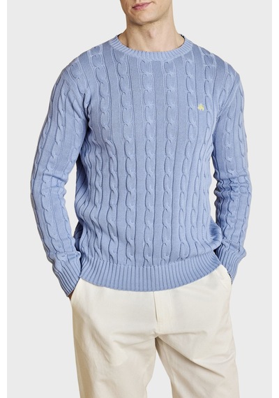Brooks Brothers Erkek Kazak Bbss26mkl030116 Açık Mavi