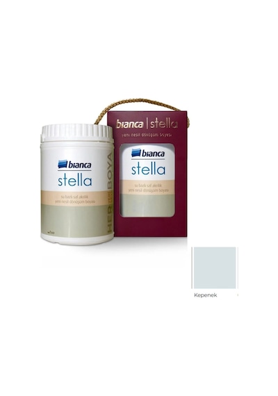 Stella Boya Yeni Nesil Yaşam Boyası 1 Lt Kepenek/1911 Dolap Fayans Cam Plastik Ahşap Boyası Diğer