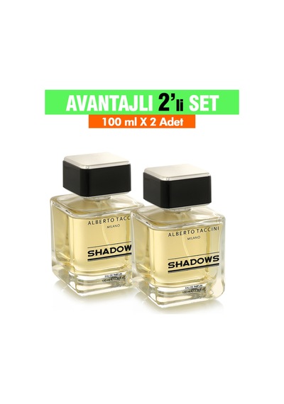 Alberto Taccini Shadows Erkek Parfüm EDP 2 x 100 ML