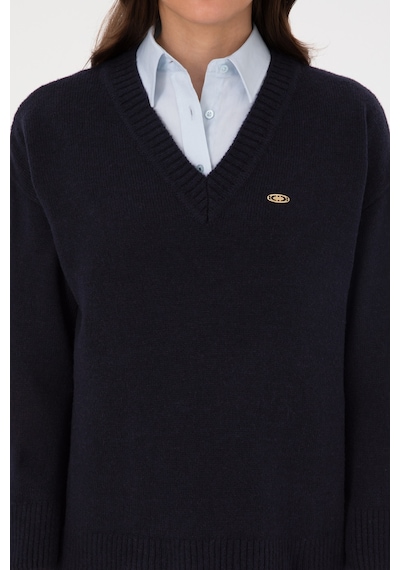 U.S. Polo Assn. U.s. Polo Assn. Kadın Lacivert Melanj Kazak /triko 50314833-vr120