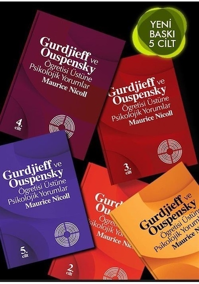 Gurdjieff ve Ouspensky'nin Öğretisi Üstüne Psikolojik Yorumlar Seti - 5 Kitap Takım - Maurice Nicoll - Ruh ve Madde Yayıncılık