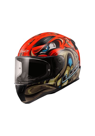 Ls2 Rapıd 2 Spox Kırmızı-gri Kask