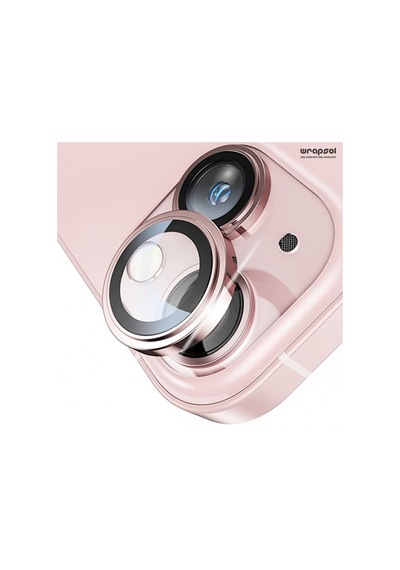 Apple Uyumlu iPhone 15 Pembe Kamera Lens Koruyucu Kolay Uygulama Aparatlı