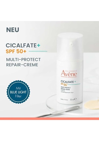 Eau Thermale Cicalfate+ Hassas Ve Yıpranmış Ciltler İçin Spf 50+ Yüksek Koruma Sağlayan Onarıcı Krem 30 Ml