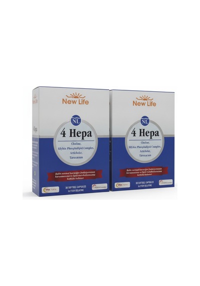 New Life 4 Hepa 30 Softgel Kapsül 2 Li Set