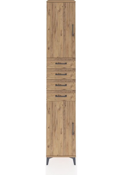 Hyperion Dolap 4 Raflı 4 Çekmeceli 2 Kapaklı 44x44x243 Çam-çam Çam Hyperion Dolap 4 Raflı 4 Çekmeceli 2 Kapaklı 44x44x243 Çam-çam Çam