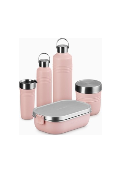 Le Creuset On The Go Yemek Ve Termos Seti Açık Pembe