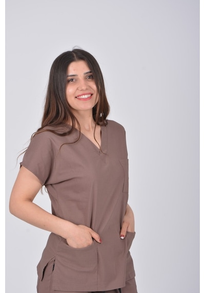Koyu Vizon Likralı Alt Üst Takım