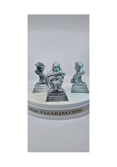 Call Of Duty 3lu Büst Figür Set Ghost Soap Captain Price 10 Cm