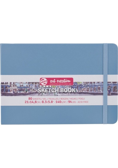 Talens Art Creation Sketch Book 21x14.8cm 140gr 80yp Sert Kapak Eskiz Defteri Lake Blue / Rt9314215m