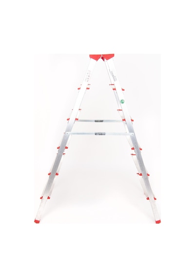 Alüminyum Çift Çıkışlı 6 Basamaklı Merdiven 137Cm Accm.04