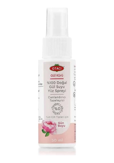 Otacı Gül Kürü Doğal Gül Suyu Yüz Spreyi 50 ML