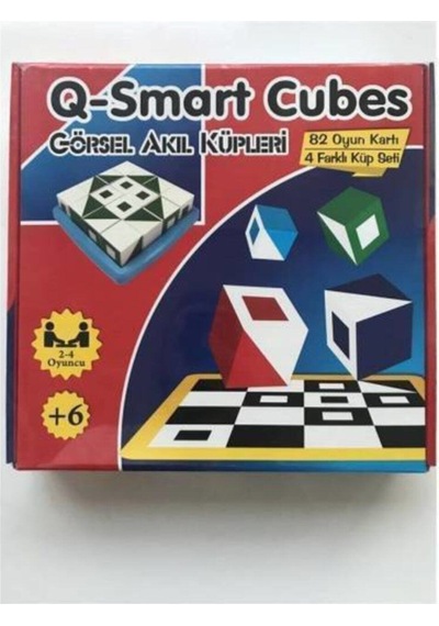 Elif Iş Eğitim Elif Q-Bitz Görsel Beceri Küpleri Akıl Ve Zeka Oyunu Smart Cubes