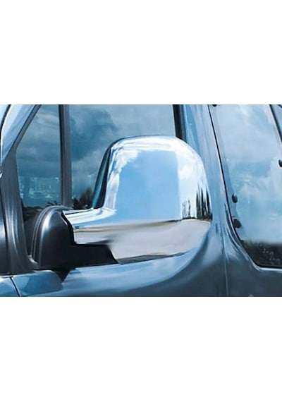 Peugeot Partner Tepee 2008-2012 Ayna Kapağı Abs Krom 2 Parça