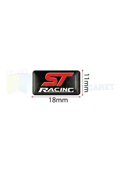 Ford St Logo Direksiyon Jant Vites Torpido Damla Oto Sticker Etiket 4 Adet