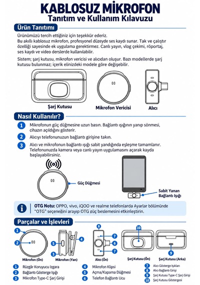 Q8 Kablosuz Yaka Mikrofonu Tyep-c Uyumlu 2.4ghz 20 Metre Menzil Dijital Şarj Göstergeli Mıknatızlı Kıskaçlı Telefon Bilgisayar Tablet Uyumlu-sütüdyo-canlı Yayın-vlog-pörortaj Uzun Pil Ömrü