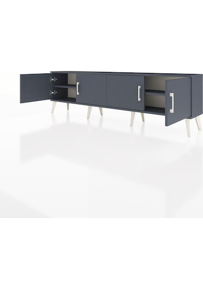 Arges Tv Ünitesi 2 Raflı 4 Kapaklı 176x30x51 Antrasit-antrasit/antrasit Antrasıt/antrasıt Arges Tv Ünitesi 2 Raflı 4 Kapaklı 176x30x51 Antrasit-antrasit/antrasit Antrasıt/antrasıt