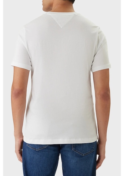 Tommy Hilfiger Erkek T Shirt Mw0mw42368 Ybr Beyaz