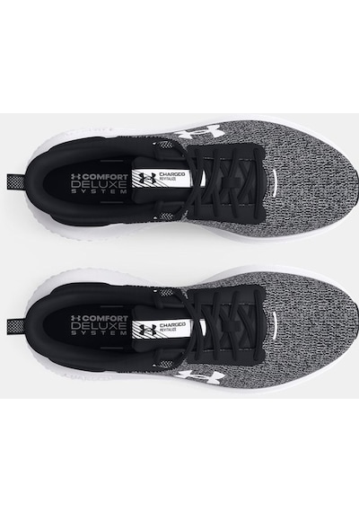 Under Armour Kadın UA Charged Revitalize Koşu Ayakkabısı 3026683-001 Siyah - Beyaz