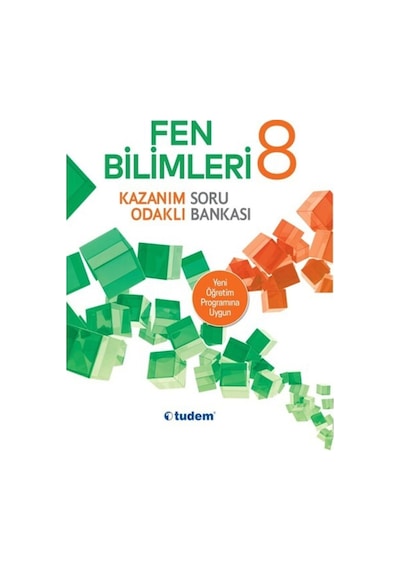 8.Sınıf Fen Bilimleri Kazanım Odaklı Soru Bankası -  Tudem Yayınları