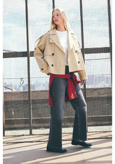 Defacto 90s Wide Leg Yüksek Bel Uzun Jean Pantolon F2943ax25wnnm36 Antrasit