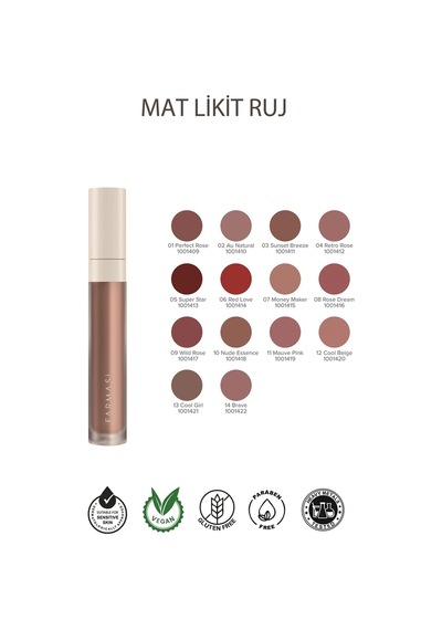 Farmasi Mat Likit Ruj 07 Money Maker