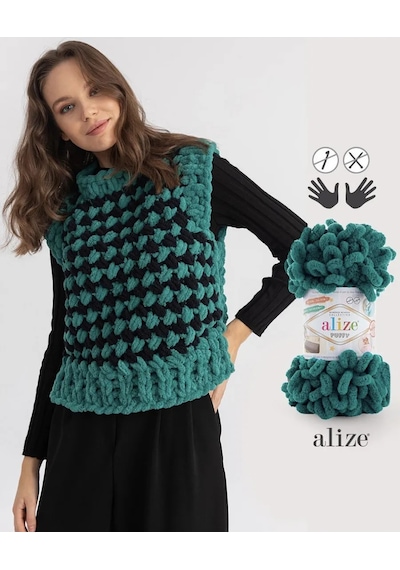 Alize Puffy Puffy 1060 - 5 Adet Peluş İplik 264250942