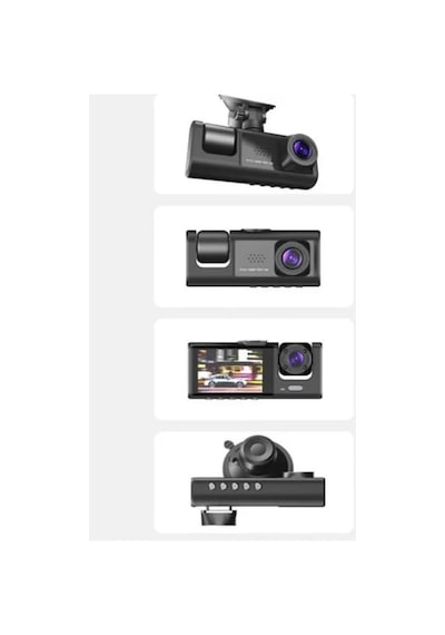1. 3 Kameralı Full Hd Araç Kamerası Ön, İç Ve Arka Görüş İle %100 Kapsama 23442738