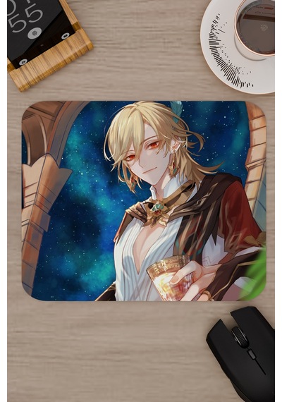 Kaveh Genshin Impact Anime Oyuncu V3 - 22x18 Gaming Mouse Pad Fare Altlığı