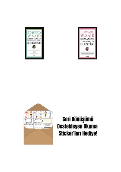 Joseph Conrad Ve Otobiyografinin Kurgusu + Hümanizm Ve Demokratik Eleştiri + Okuma Sticker'ları