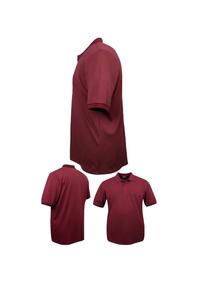 Erkek Büyük Beden 115 - 175 Kilo Arası Uygun Bedenli Likralı Pike Polo Yaka Cepli Tişört Bordo Erkek Büyük Beden 115 - 175 Kilo Arası Uygun Bedenli Likralı Pike Polo Yaka Cepli Tişört Bordo