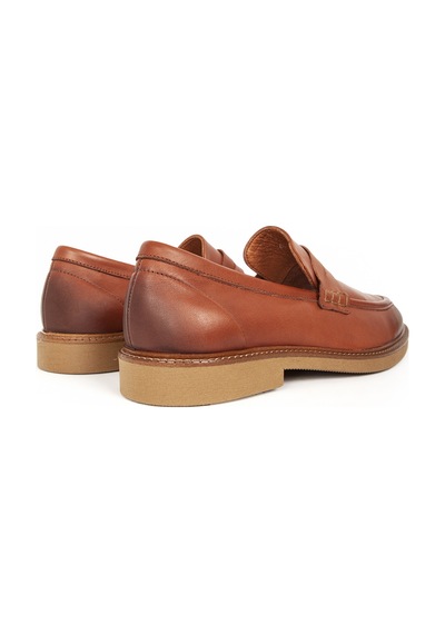 Dericlub Erkek Gerçek Deri Klasik Loafer Fr 242025 Taba Taba