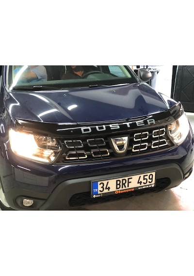 Dacia Duster Kaput Rüzgarlığı 2018 Ve Üzeri Parlak Siyah