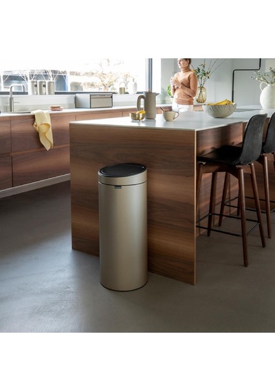 Brabantia Çöp Kutusu 30 Litre Touch Bın New Dokunmatik Şampanya 3