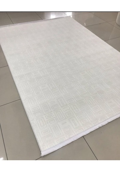Padişah Halı Eternity Serisi 65292-060 Salon Oturma Odası Halısı Beyaz - Krem
