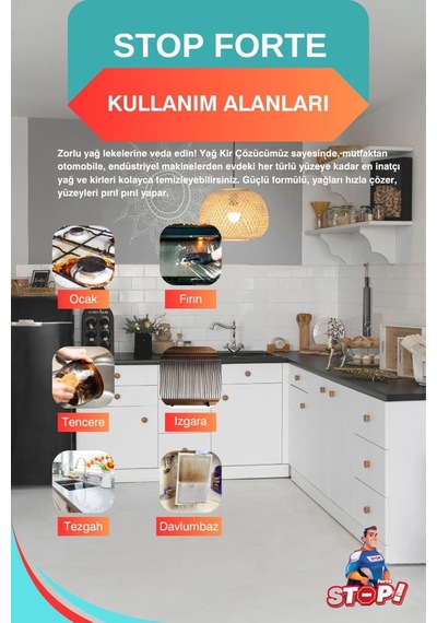 Stop Forte Yağ &amp Kir Çözücü 10'lu Set